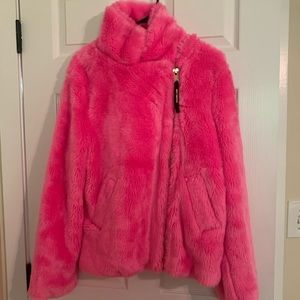 Juicy Couture Pink Fuzzy Jacket Size XL
